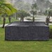 420D Oxford Polyester Patio Furniture Cover Waterproof Anti-UV  Dust Cover Windproof Anti-snow Furniture Cover