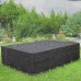 420D Oxford Polyester Patio Furniture Cover Waterproof Anti-UV  Dust Cover Windproof Anti-snow Furniture Cover