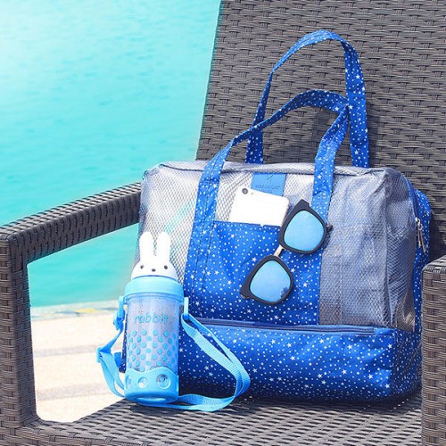 Honana HN-TB06 Dry Wet Depart Bag Travel Waterproof Swimming Bag Beach Organizer Tote Storage Bag