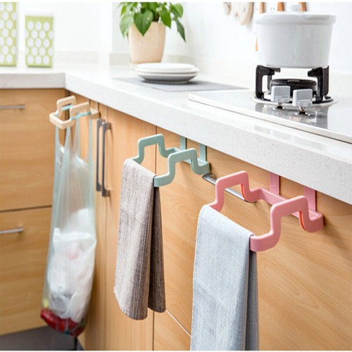 Plastic Garbage Bag Rack Portable Hanging Trash Rubbish Bag Storage Rack  Rack Storage Kitchen Garbage Rubbish Bag Can Holder Hanging Kitchen Cabinet Trash