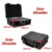 Plastic Hardware Storage Tool Box With Sponge Waterproof Instrument Case Portable Equipment Suitcase