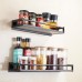 Punch-free Modern Nordic Style Kitchen Organizer Wall Mount Bracket Storage Rack Spice Jar Rack Cabinet Shelf