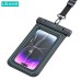 USAMS 7 Inch IP68 Waterproof Phone Pouch Bag Floating Touch Screen With Lanyard For Phones Up to 6.7 Inches For Samsung Galaxy S23 Ultra For iPhone 14 Pro Max