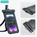 USAMS 7 Inch IP68 Waterproof Phone Pouch Bag Floating Touch Screen With Lanyard For Phones Up to 6.7 Inches For Samsung Galaxy S23 Ultra For iPhone 14 Pro Max