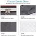 Under Bed Storage Bag Blanket Comforters Clothes Towel Pillow Underbed Zipper Organizer Container with Clear Window