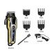 Kemei KM-1990PG 100-240V Rechargeable Hair Trimmer Professional Hair Clipper Hair Cutting Beard