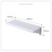 Plastic Toilet Suction Wall Storage Suction Cup Bathroom Shelf Free Punching Washing Table
