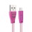 1.0M USB 2.0 to Micro USB Smile LED Charging Data Line for Tablet Cell Phone