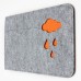 15.4" Woolen Felt Envelope Laptop Cover Sleeve Bag Case Pouch For Macbook Pro