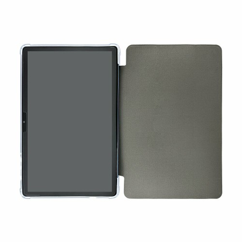 N-ONE NPad S 10.1 Inch Tablet Tri Fold Case Cover Holster + Tempered Glass Film Screen Protector Set