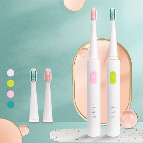 BORUI IPX7 3 Mode Battery Operated Electric Toothbrush with 3 Brush Heads Oral Hygiene Health Products