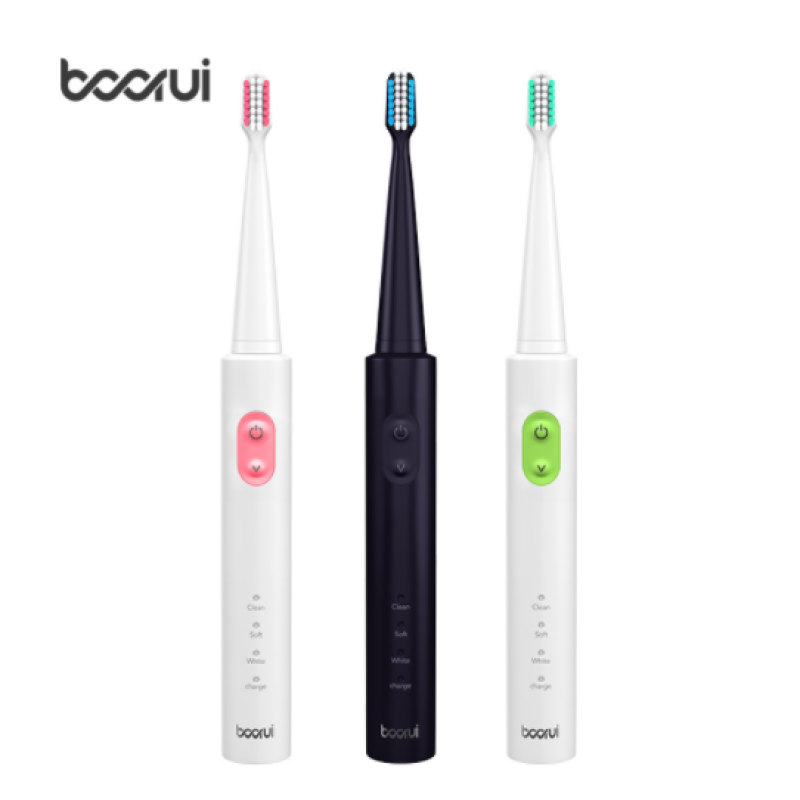 Borui BR-Z1 USB Wireless Ultrasonic Electric Toothbrush Oral Hygiene Rechargeable Sonic Automatic To