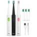 Borui BR-Z1 USB Wireless Ultrasonic Electric Toothbrush Oral Hygiene Rechargeable Sonic Automatic To