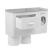 Wall Mount Adsorption Toothbrush Holder Inverted Cups with Toothpaste Squeezer