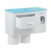 Wall Mount Adsorption Toothbrush Holder Inverted Cups with Toothpaste Squeezer
