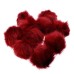 10Pcs/Set 12CM/4.72 Inch Faux Fox Fur Fluff Balls for Knitted Hat Accessories Key Chain Scarf DIY Pendant Accessories