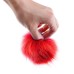 10Pcs/Set 12CM/4.72 Inch Faux Fox Fur Fluff Balls for Knitted Hat Accessories Key Chain Scarf DIY Pendant Accessories