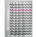 180x180cm Simple Geometric 3D Wave Stripe Print Shower Curtains Waterproof Bathroom Curtain