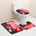 African Girl Bathroom Shower Curtain Soft Non-slip Bathroom Carpets Rugs Bath Mat Toilet Seat Cover