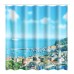 Beach Sea Waterproof Non Slip Bathroom Shower Curtain Toilet Cover Mat Rug Set 5