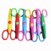 Decorative DIY Zig Zag Sewing Scissors Mini Curly Shears Creative Edge Wave Flower For Crafts Fabric