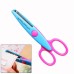 Decorative DIY Zig Zag Sewing Scissors Mini Curly Shears Creative Edge Wave Flower For Crafts Fabric