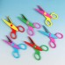 Decorative DIY Zig Zag Sewing Scissors Mini Curly Shears Creative Edge Wave Flower For Crafts Fabric