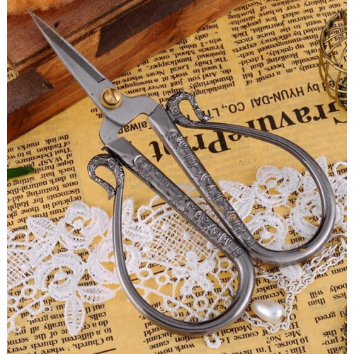 European Vintage Cross Stitch Embroidery Scissor Stainless Steel DIY Handcrafteds Sewing Shear