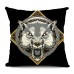 Halloween Gothic Cotton Linen Pillow Case Home Office Car Cushion Pillowcase