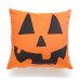 Halloween Pumpkin Bat Owl Pattern Pillowcase Cotton Linen Throw Pillow Cushion Cover Seat Hom