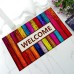 Honana 40x60cm Creative Letter Mat Entrance Door Mats Trap Printed Non-slip Car Floor Mat Carpet