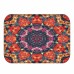 Honana BX-29 40x60cm 3D Painting Spiral Pattern Coral Fleece Mat Absorbent Bathroom Anti Slip Carpet