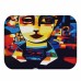 Honana BX-32 40x60cm 3D Painting Comics Pattern Coral Fleece Mat Absorbent Bathroom Anti Slip Carpet