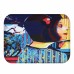 Honana BX-32 40x60cm 3D Painting Comics Pattern Coral Fleece Mat Absorbent Bathroom Anti Slip Carpet