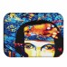Honana BX-32 40x60cm 3D Painting Comics Pattern Coral Fleece Mat Absorbent Bathroom Anti Slip Carpet