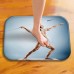 Honana BX-33 40x60cm 3D Painting Person Pattern Coral Fleece Mat Absorbent Bathroom Anti Slip Carpet