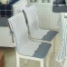 Honana BX 100% Cotton Washed Breathable Dining Back Chair Covers Soft Anti-skid Storage Style Fixed