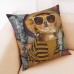 Honana BX 45x45cm Animal Print Dog Luxury Cushion Graffi Style Throw Pillow Case Pillow Covers