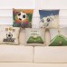 Honana BX The 2018 Russia World Cup Cotton Linen Cushion Pillow Cases Soccer Pillow Covers