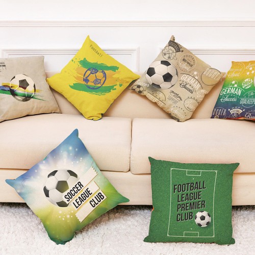 Honana BX The 2018 Russia World Cup Cotton Linen Cushion Pillow Cases Soccer Pillow Covers