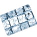 Honana WX-340 Summer Ice Print Rubber Floor Carpet Soft Home Doormat Non-slip Bathroom Rug