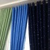 Honana WX-C13 Sky Star Blackout Curtains Thermal Insulated Grommets Drapes for Bedroom Decor