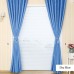 Honana WX-C13 Sky Star Blackout Curtains Thermal Insulated Grommets Drapes for Bedroom Decor