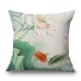 Honana WX-D1 45x45cm Vintage Lotus Flower Cotton Linen Throw Pillow Case Waist Cushion Cover