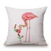 Honana WX-D2 45x45cm Vintage Flamingos Cotton Linen Throw Pillow Case Christmas Waist Cushion Cover