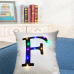 Honana WX-K33 Creative LED Lights Letter Pillowcase Plush Soft Pillow Cushion Cover Christmas Home Decor