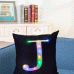 Honana WX-K33 Creative LED Lights Letter Pillowcase Plush Soft Pillow Cushion Cover Christmas Home Decor