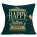 Honana WX-P4 43x43cm Father's Day Gift Flower Cotton Linen Pillow Case Cushion Cover Home Car Decor