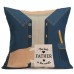 Honana WX-P4 43x43cm Father's Day Gift Flower Cotton Linen Pillow Case Cushion Cover Home Car Decor