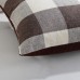KC-W08 Simple Plaid and Striped Cushion Covers Throw Pillow Case for Sofa Bed Office Car Cafe